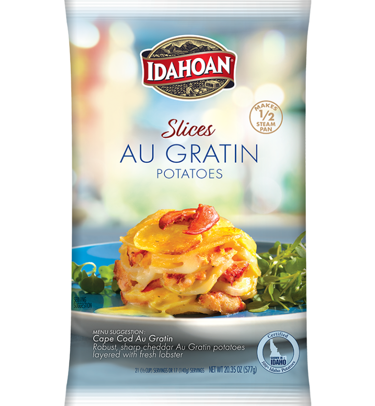 Idahoan® SLICES Au Gratin Potatoes, 12/20.35 oz. pchs