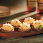 Cheesy Buttery Potato Stuffed Mushrooms
