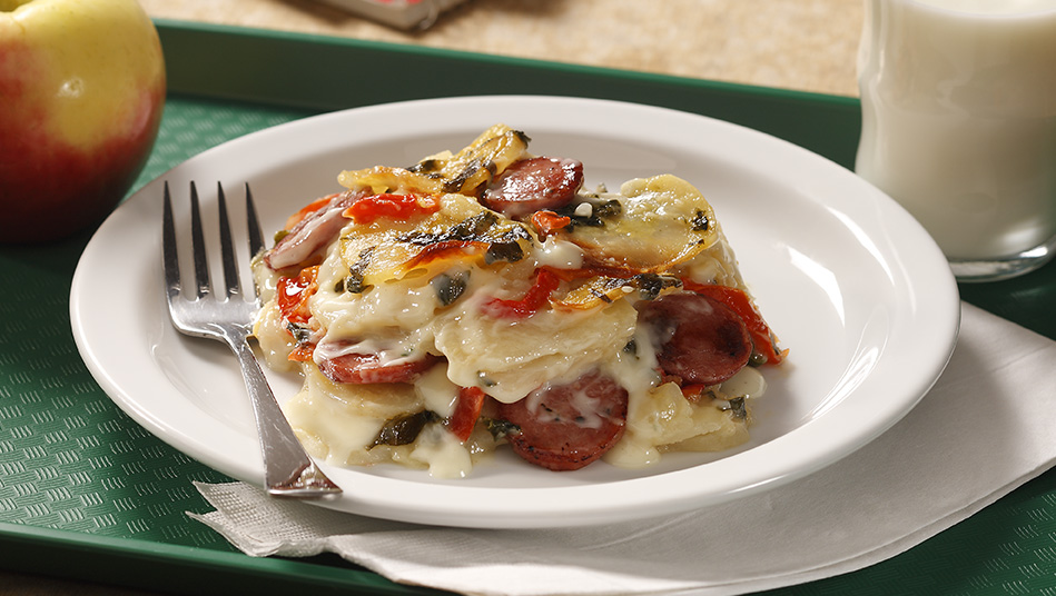 Smoked Sausage & Scalloped Potatoes