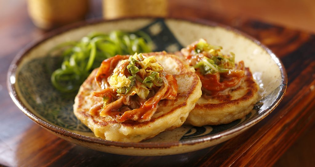Kimchi Potato Pancake