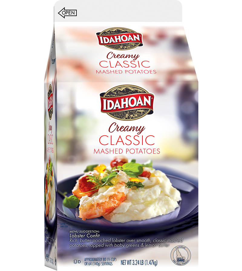 Idahoan® CREAMY Classic Mashed Potatoes, 6/3.24 lb. ctns