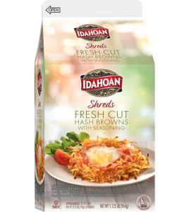 Idahoan® SHREDS Fresh Cut Hash Browns with Seasoning, 6/2.125 lb. ctns by Idahoan