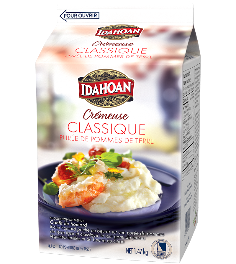 Idahoan® CREAMY Classic Mashed Potatoes, 6/3.24 lb. pchs (Dual-Language)
