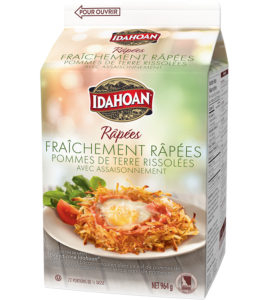 Idahoan® SHREDS Fresh Cut Hash Browns with Seasoning, 6/2.125 lb. ctns (Dual-Language) by Idahoan