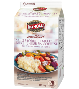 Idahoan® SMARTMASH® Low Sodium Dairy-Free Mashed Potatoes, 6/4.69 lb. ctns (Dual-Language) by Idahoan