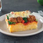 Au Gratin Meatball Pizza