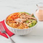 Buffalo Chicken Hash Brown Bowl