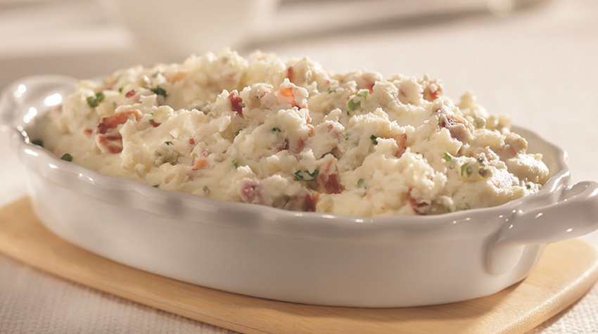 Idahoan Red and Blue Mashed Potatoes