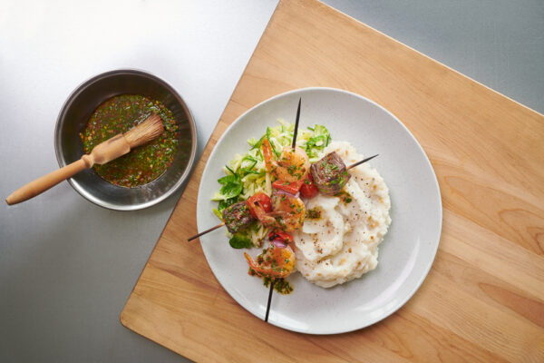 Mashed Potato Surf and Turf