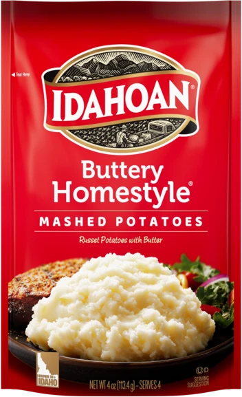 Idahoan® Buttery Homestyle Mashed Potatoes, 12/4 oz. pchs