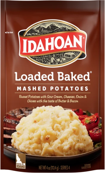 Idahoan® Loaded Baked® Mashed Potatoes, 12/4 oz. pchs