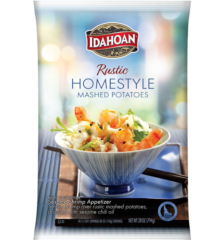 Idahoan® RUSTIC Homestyle Mashed Potatoes, 12/28 oz. pchs