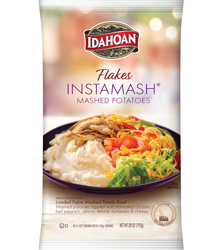 Idahoan® FLAKES INSTAMASH® Mashed Potatoes Mix, 12/28 oz. pchs