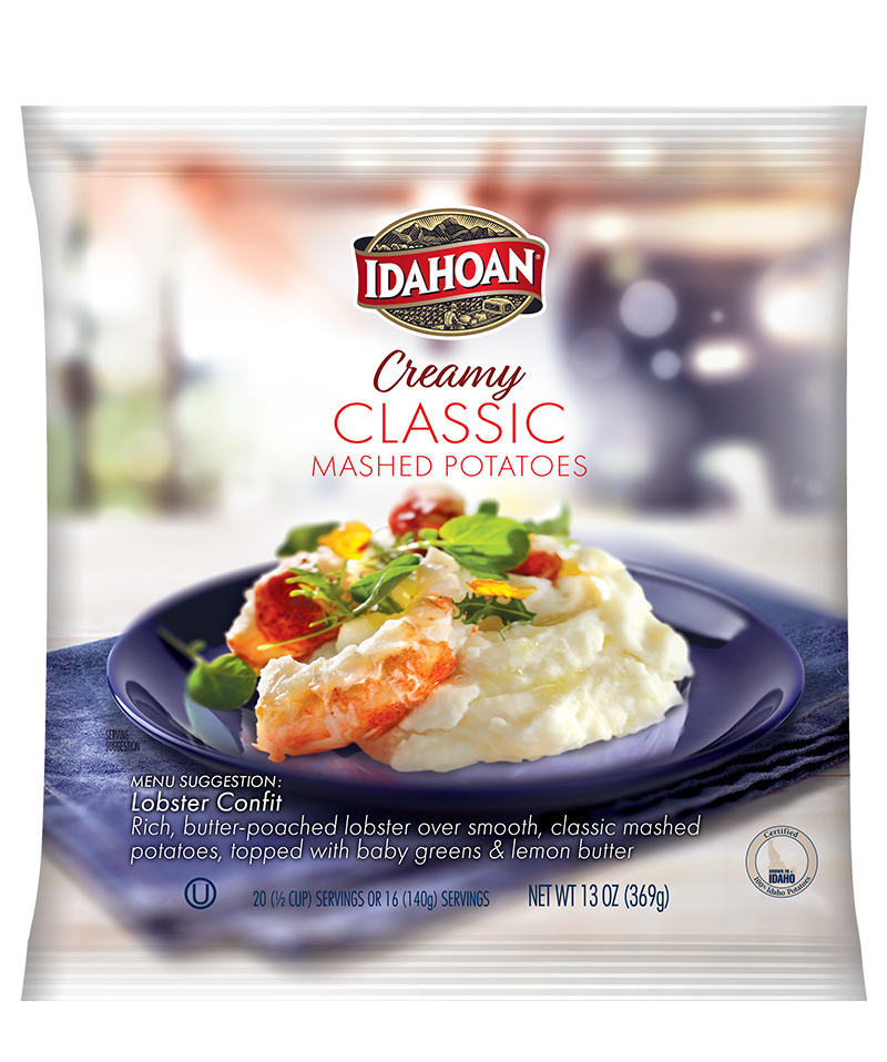 Idahoan® CREAMY Classic Mashed Potatoes, 24/13 oz. pchs