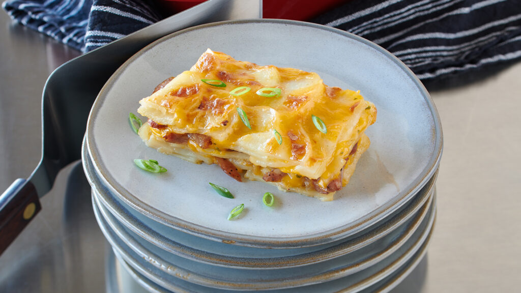 Breakfast Sausage Au Gratin