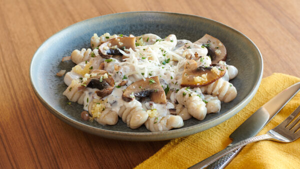 Portabella and Asiago Gnocchi