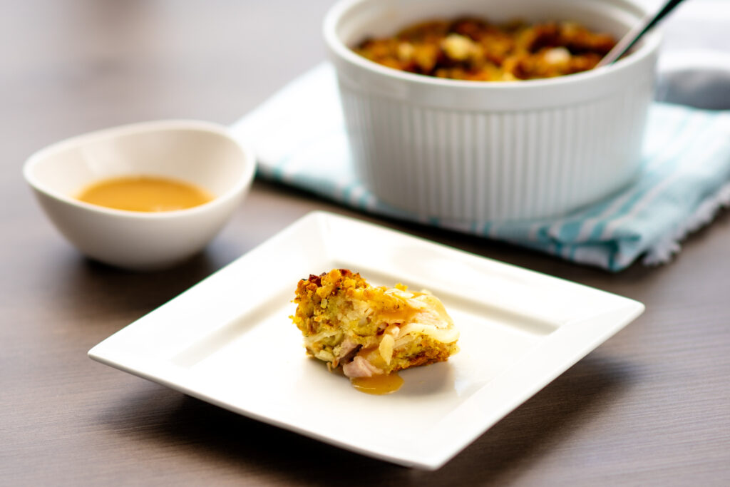 Turkey & Stuffing Scalloped Potatoes