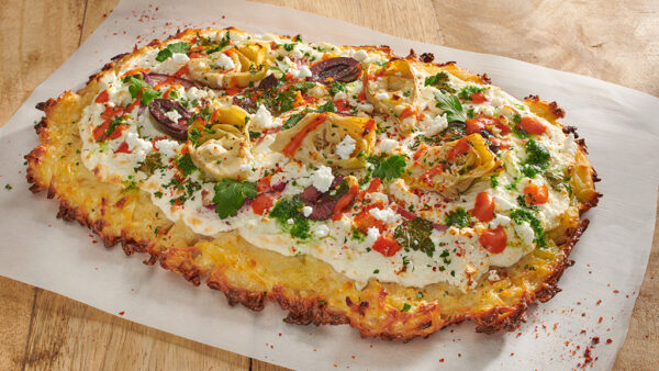 Mediterranean Flatbread Pizza