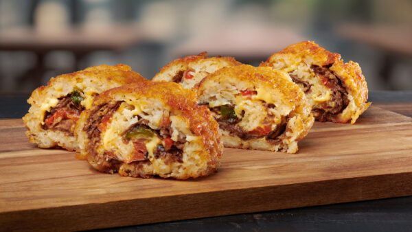 Philly Cheesesteak Pinwheel