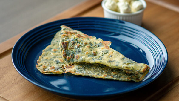 Balsamic & Spinach Roti