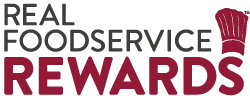 The image shows the words Rail Rewards with Rail in dark gray and REWARDS in bold red capital letters. There is a stylized ticket icon next to the letter D in REWARDS.