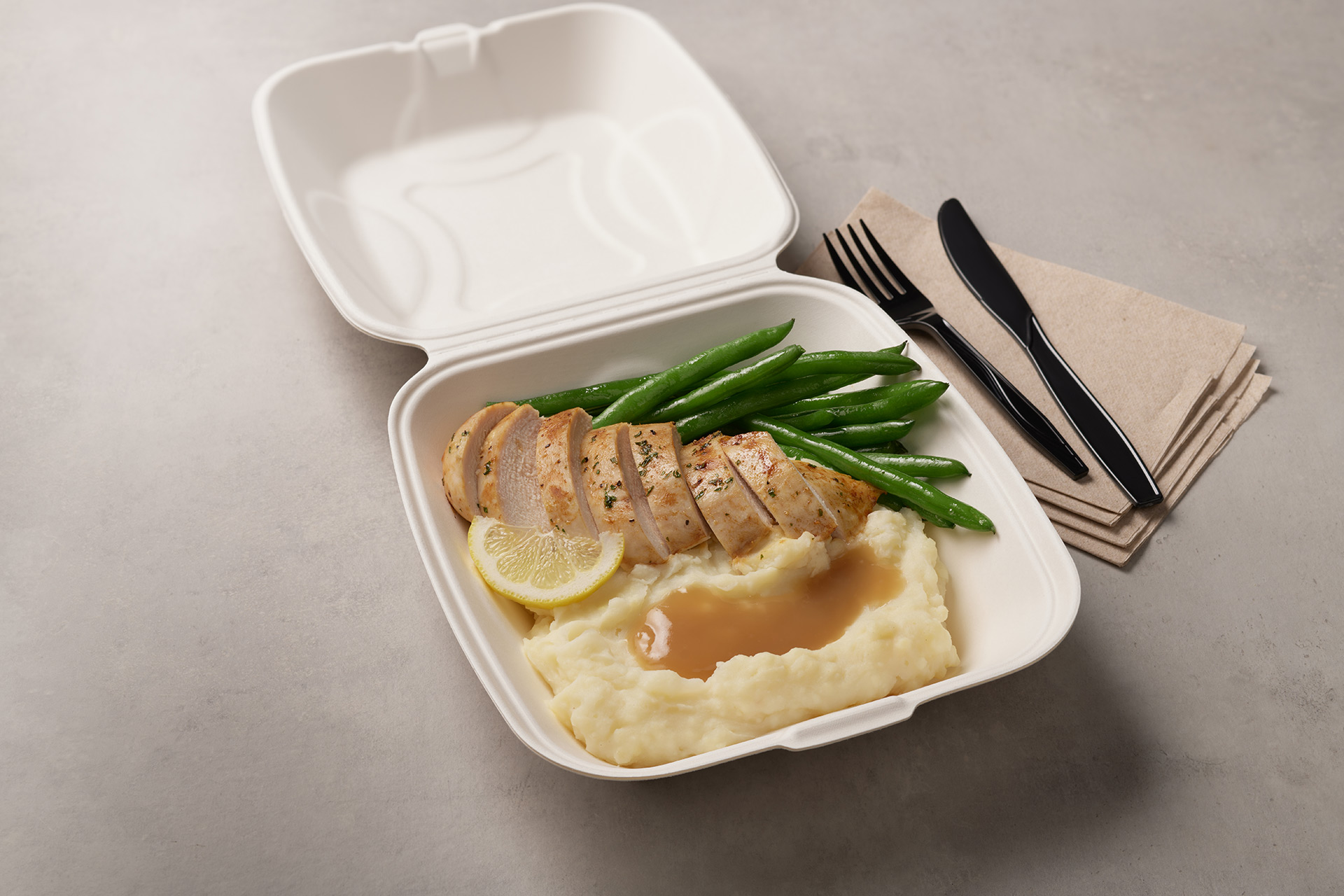 Rustic Homestyle Mashed Lemon Chicken