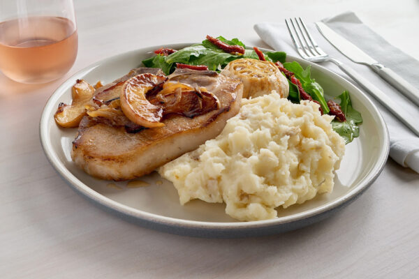 Seasonal Pork Chop and Mashed Potatoes