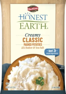 Honest Earth® Creamy Classic Mashed Potatoes with a hint of Butter & Sea Salt, 12/26 oz. pchs by Idahoan