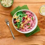 Mediterranean Beet Mashed Potato Bowl