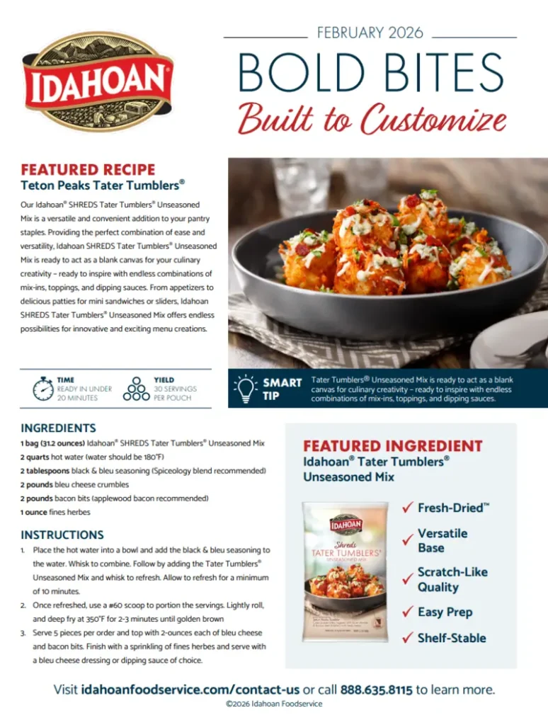 February 2026 Menu Highlights