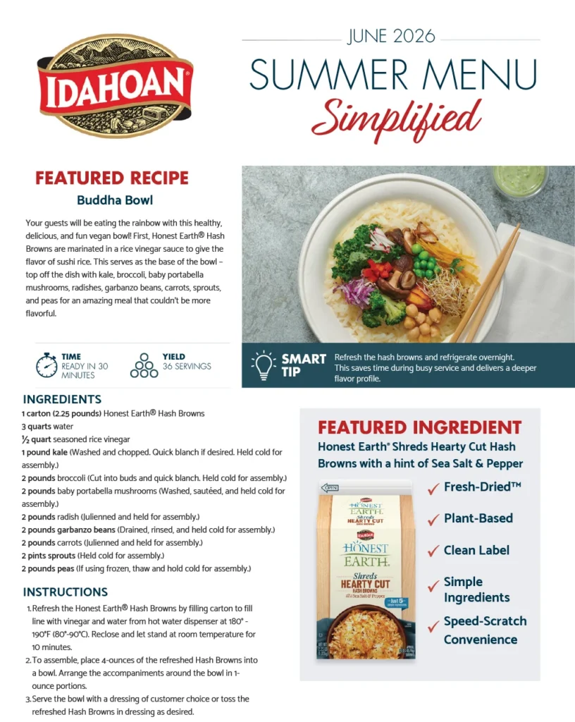 June 2026 Menu Highlights