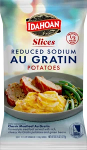 Idahoan® SLICES Reduced Sodium Au Gratin Potatoes by Idahoan