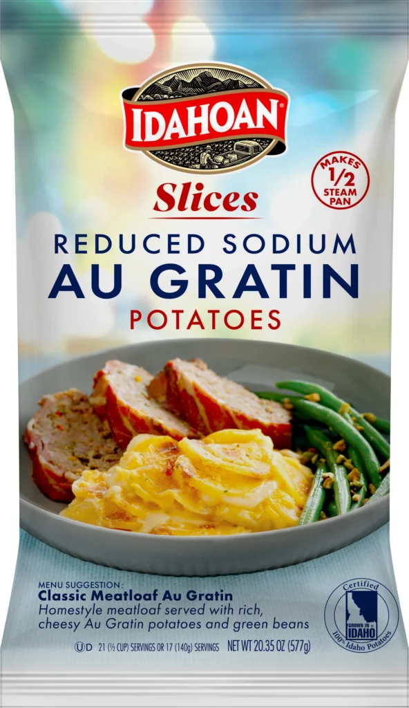 Idahoan® SLICES Reduced Sodium Au Gratin Potatoes