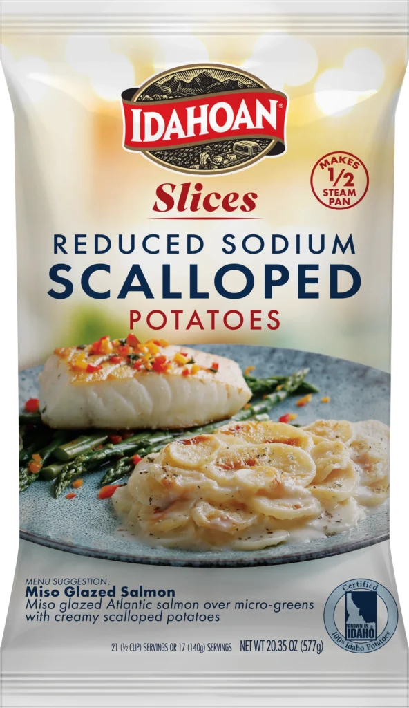 Idahoan® SLICES Reduced Sodium Scalloped Potatoes